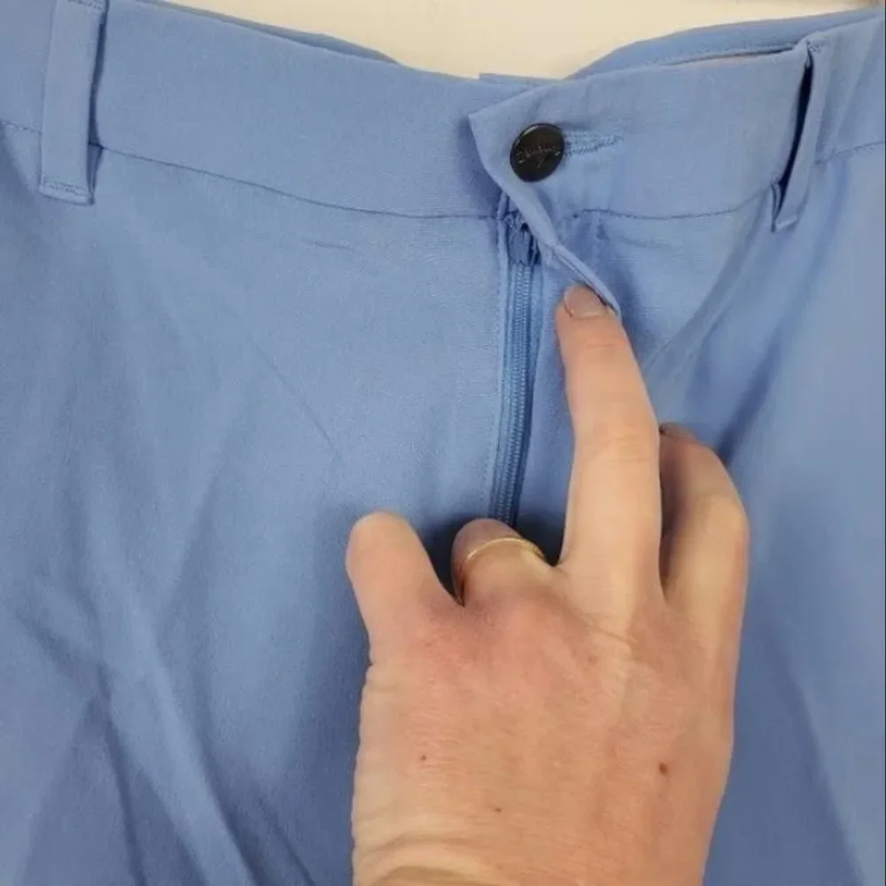 Callaway Gulf Shorts Mens Size 36 Colorful Blue Classic Gulf Short Sport Casual - Picture 3 of 3